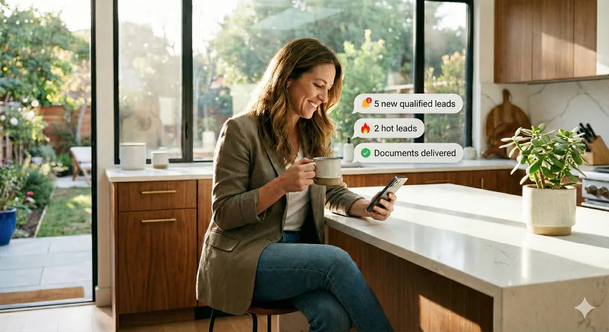 Real estate agent overwhelmed by manual follow-up emails and lead management