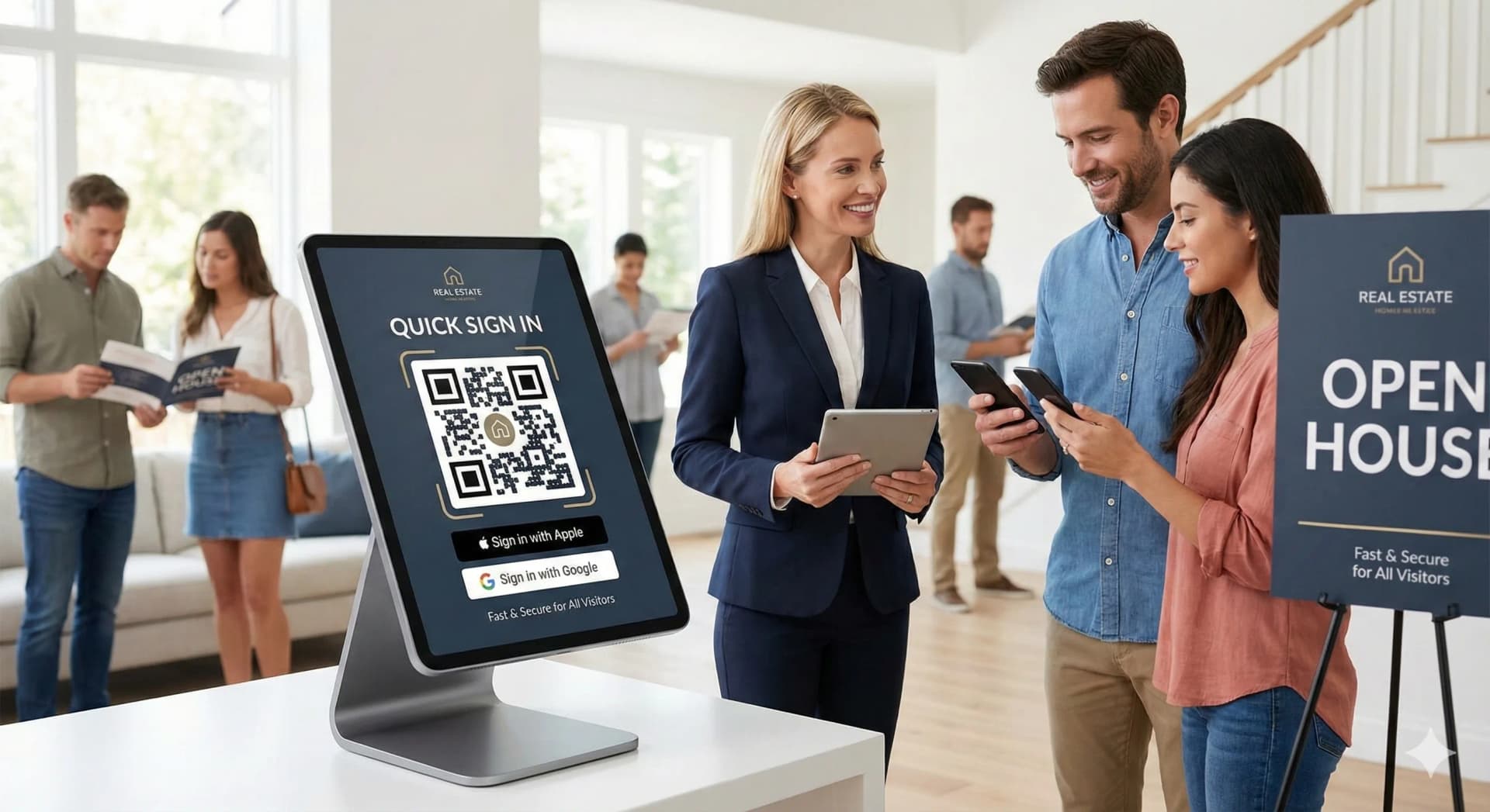 5SecIN - Real estate open house registration